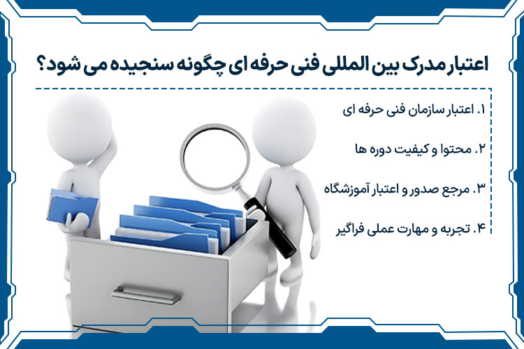 اعتبار مدرک بین المللی فنی حرفه ای چگونه سنجیده می شود؟